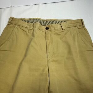 Brooks Brothers Clark Khaki Pants Chinos Casual Cotton Mens W34 L32‎